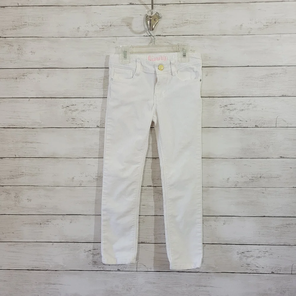Little Girls Gymboree‎ Cords Corduroy Jeans in White Size 5
